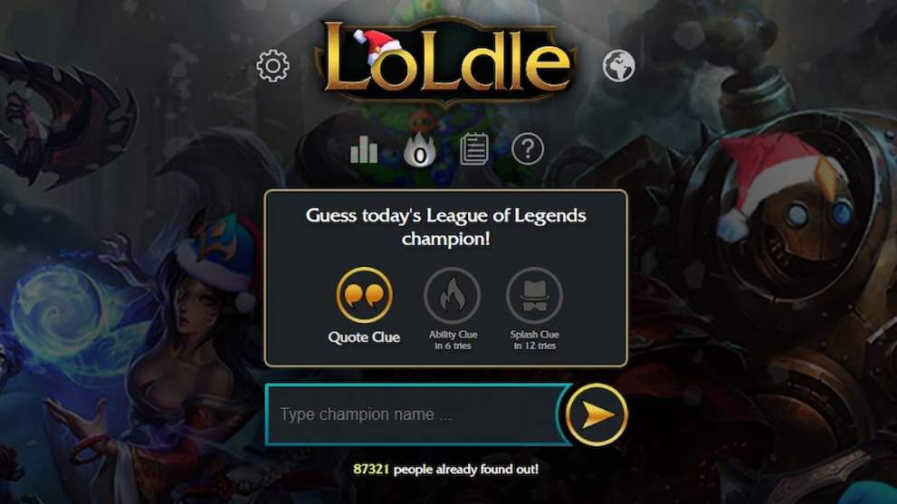 Classic LoLdle puzzle
